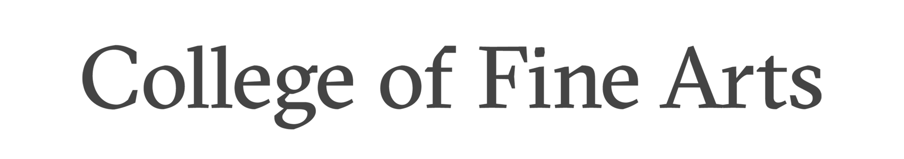 College of Fine Arts Logo
